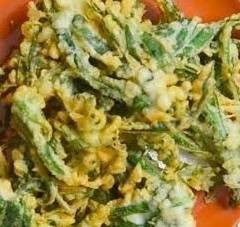 ผักบุ้งทอด (L)