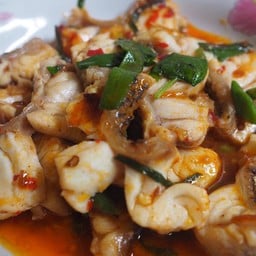 ปลาเก๋าผัดน้ำพริกเผา