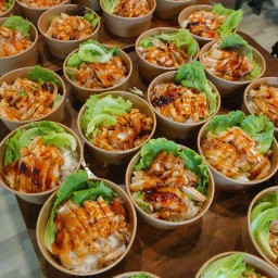 ข้าวหมูย่างspicy