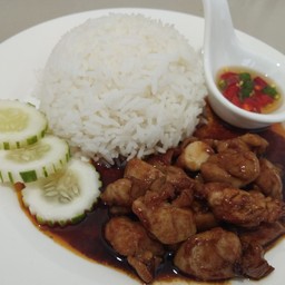 ข้าวหมูผัดซอสพริกเกาหลี