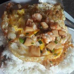 ข้าวไข่ดาวกุ้ง