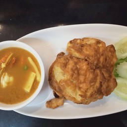ชุดส้มกุ้ง+ไข่เจียว