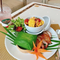 เซ็ตตำข้าวโพดปูดอง+คอหมูย่าง