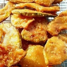 ฟักทองทอด (L)