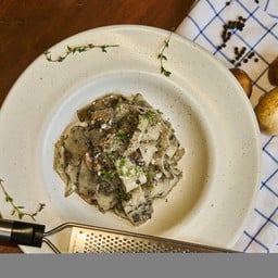 Pappardelle Cream Sauce with Truffle Paste
