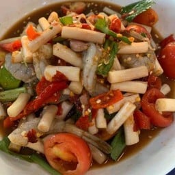 ยำตำไข่  by GA food delivery ซอย ไทยรามัญ