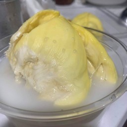 ข้าวเหนียวน้ำกะทิ ทุเรียน หมอนทอง