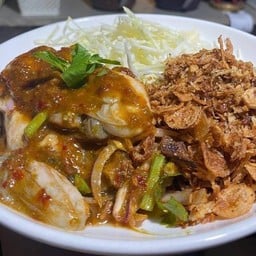 ยำหอยนางรมพริกเผา(จัมโบ้)