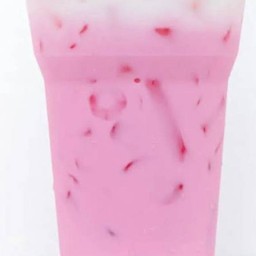 นมชมพูสดเย็น