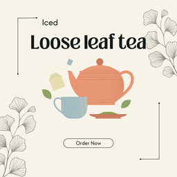 Iced loose leaf tea - ชาหอมหมื่นลี้