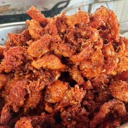 หนังไก่ทอด