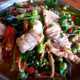 ปลาคังผัดฉ่า