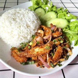 หมูอ้อม ข้าวยำไก่แซ่บ & ซะปะทอด