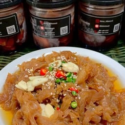 แมงกะพรุนดองซีอิ้ว 500กรัมก่อนลวก