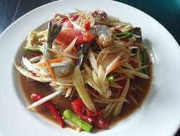 ตำกุ้งสด