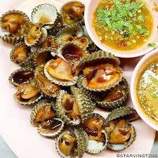 หอยแครงลวก