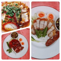 ครัวเฮือนไทญ้อ (ตำหรับข้าวหมูแดงหมูกรอบหมูตุ๋น)และอาหารจานเดียว
