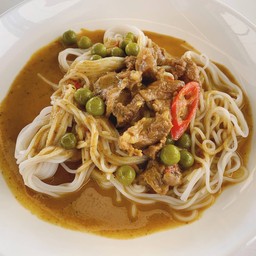 ขนมจีน (ร้านหนมจีน ณ คอน) ตลาดทุ่งเศรษฐี