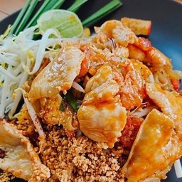 ผัดไทยวุ้นเส้น ไก่