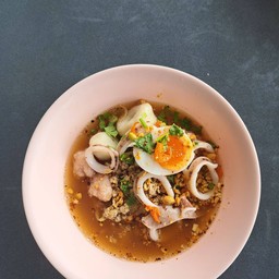 ก๋วยเตี๋ยวทะเล พิมเลือก น้ำ เส้น