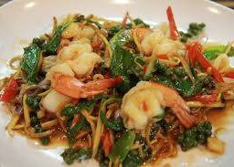 กุ้งผัดฉ่า