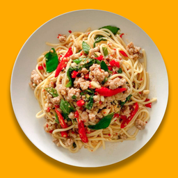 Spicy Stir-Fried Spaghetti