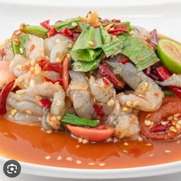 ยำกุ้งสด