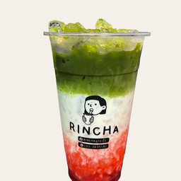 ชาเขียวนมสดสตรอว์เบอร์รี่