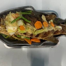 แกงส้มแปะซะปลากะพง (ตัว)