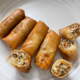 ปอเปี๊ยะกรอบ&เนื้อย่างโคขุน-แยกวุ่นวาย