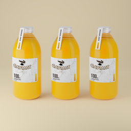 Orange Juice 3 Bottles น้ำส้ม แท้100% 3ขวด