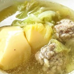 ต้มจืดเต้าหู้หมูสับ