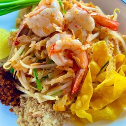 ผัดไทยกุ้งสด