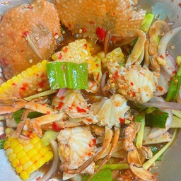 ยำปูม้าสุก