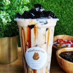 หมีพร้อมชานม ชานมไข่มุก นมเหนียว
