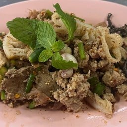 ลาบเนื้อสุก