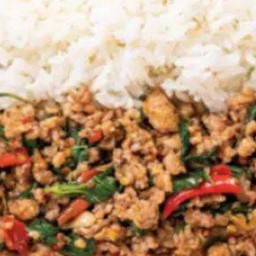 ข้าวกระเพราหมูสับ