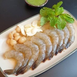 กุ้งแก้วน้ำจิ้มซีฟู้ด