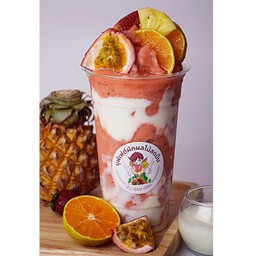 4 ส.&โยเกิร์ต (ส้ม สับปะรด เสาวรส สตอเบอรี่)