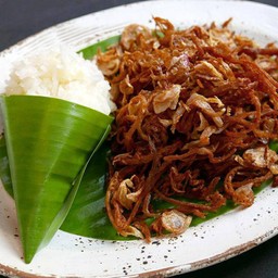 ข้าวเหนียวนุ่มหมูฝอย
