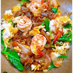 ผัดซีอิ๊วกุ้ง