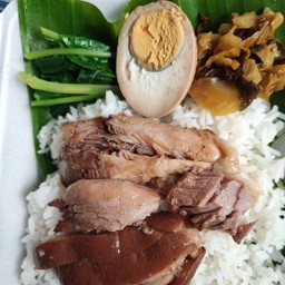 ข้าวขาหมูเนื้อหนัง+ไข่ 1ฟอง