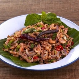 Lanchester freshwater prawn spicy salad