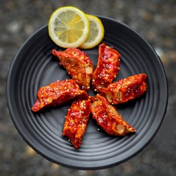 เกี๋ยวซ่าทอดราดซอสเกาหลี