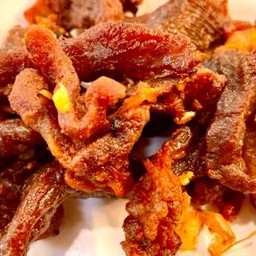 หมูทอดแดดเดียว