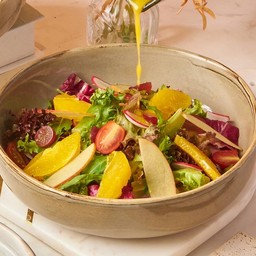 สลัดผลไม้ซอสส้ม