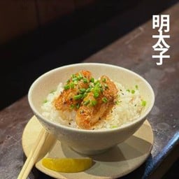 ข้าวไข่ปลาเมนทาโกะย่าง