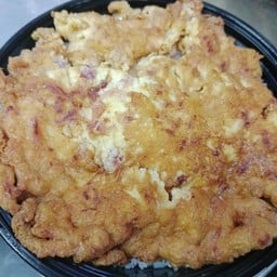 ไข่เจียวแหนม + ข้าว