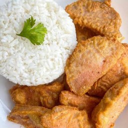 ข้าวหมูยอทอด