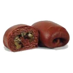 หมั่นโถวเรดเวลเวท Red Velvet Mantou with Chestnut and Cranberry